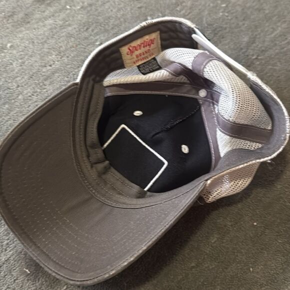 Gray Cap SECOND FIDDLE - Nashville White and Gray Adjustable Hat - Picture 2 of 4
